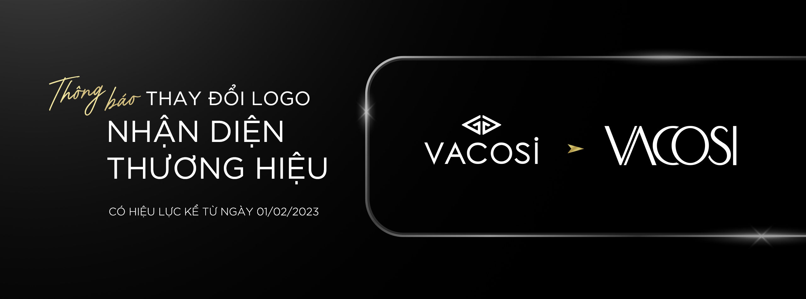Công ty cổ phần GREEN MODE xin trân trọng thông báo đến Quý Khách hàng và Đối tác về việc thay đổi Logo nhận diện thương hiệu VACOSI.
